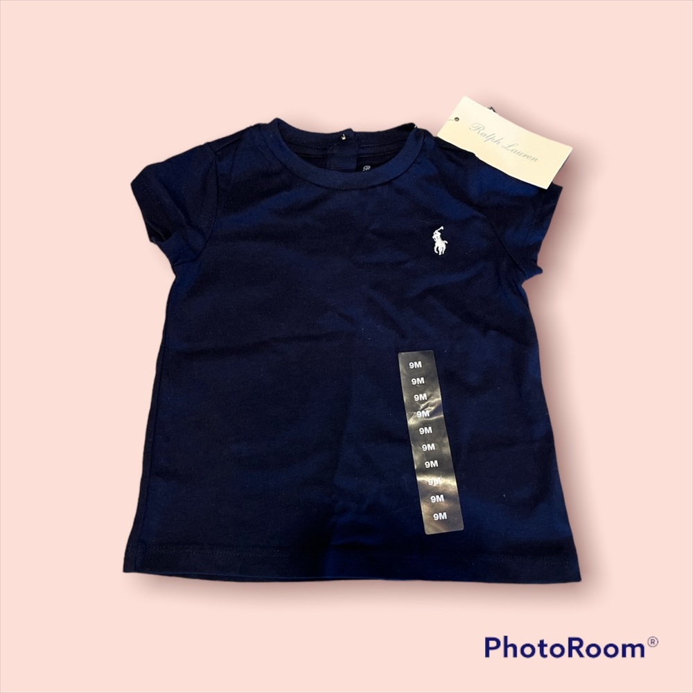 Ralph Lauren blue baby shirt